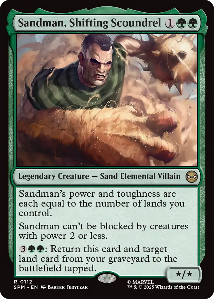 Sandman, Shifting Scoundrel [Marvel's Spider-Man] | Boutique FDB TCG