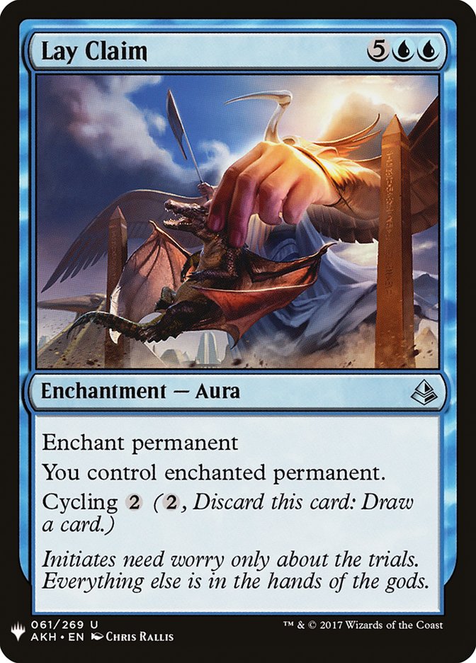 Lay Claim [Mystery Booster] | Boutique FDB TCG