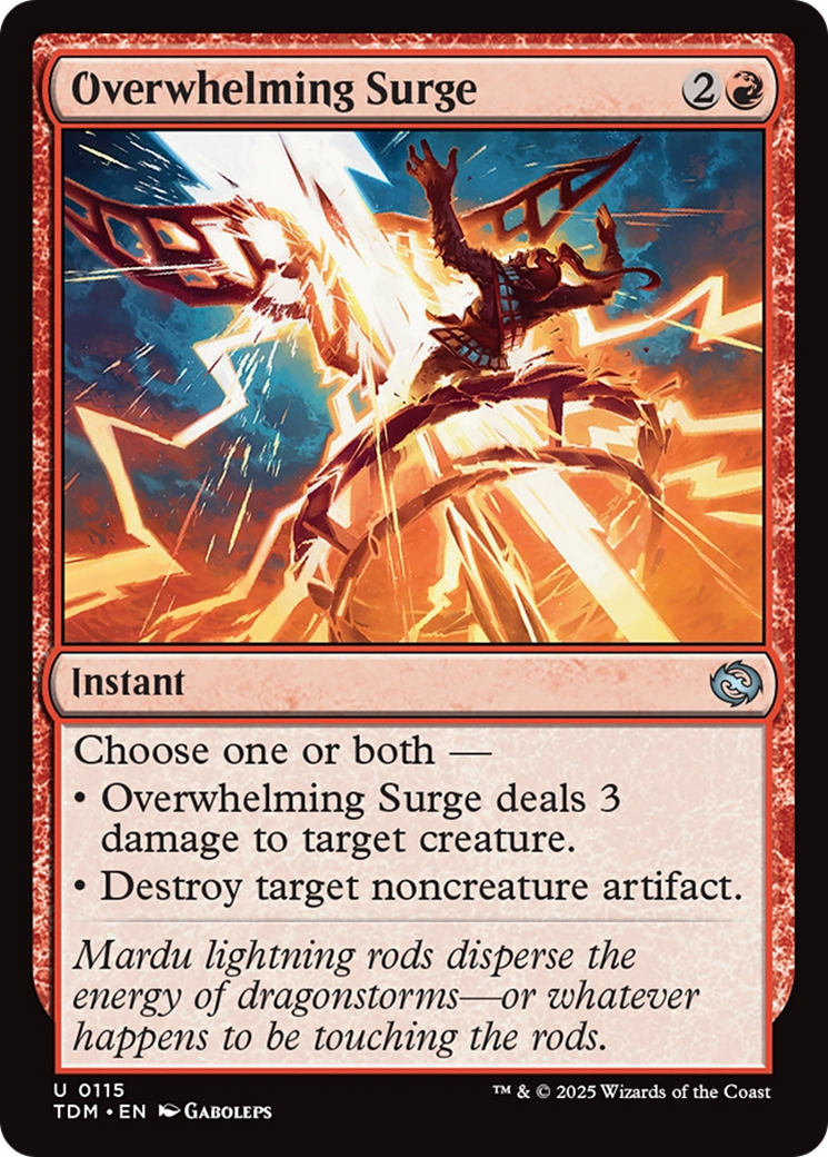 Overwhelming Surge [Tarkir: Dragonstorm] | Boutique FDB TCG