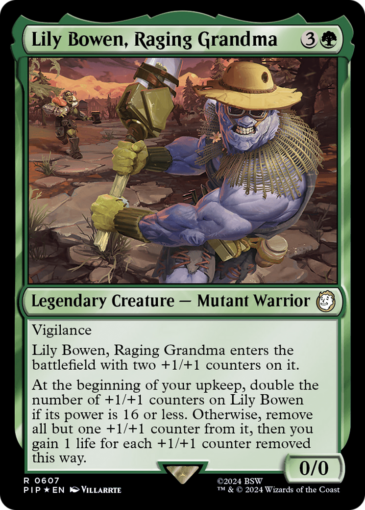 Lily Bowen, Raging Grandma (Surge Foil) [Fallout] | Boutique FDB TCG