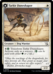 Tarkir Duneshaper // Burnished Dunestomper [March of the Machine] | Boutique FDB TCG