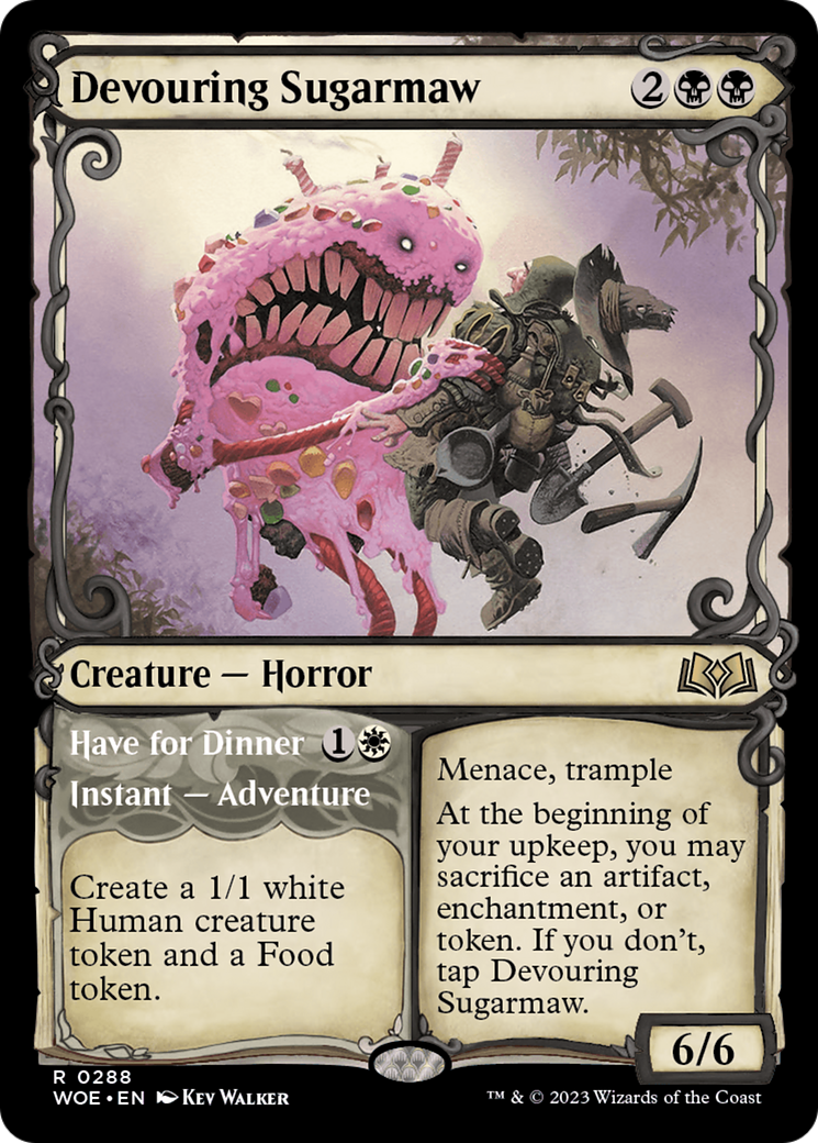 Devouring Sugarmaw // Have For Dinner (Showcase) [Wilds of Eldraine] | Boutique FDB TCG