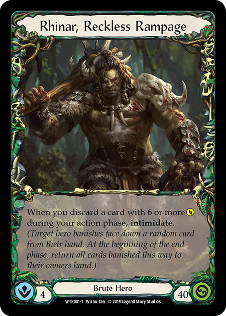 Katsu, the Wanderer // Rhinar, Reckless Rampage [WTR076 // WTR001] (Welcome to Rathe)  1st Edition Normal | Boutique FDB TCG