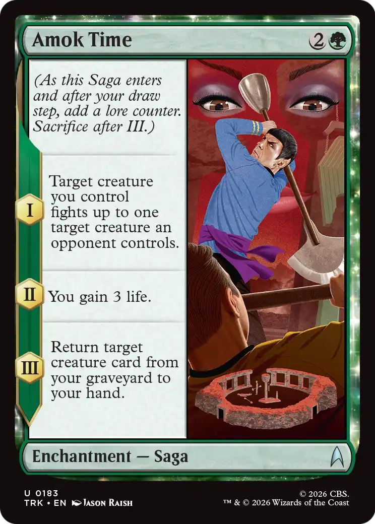 Amok Time [Star Trek] | Boutique FDB TCG