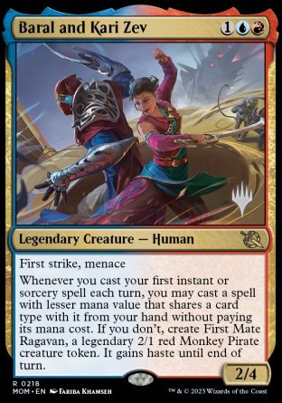 Baral and Kari Zev (Promo Pack) [March of the Machine Promos] | Boutique FDB TCG