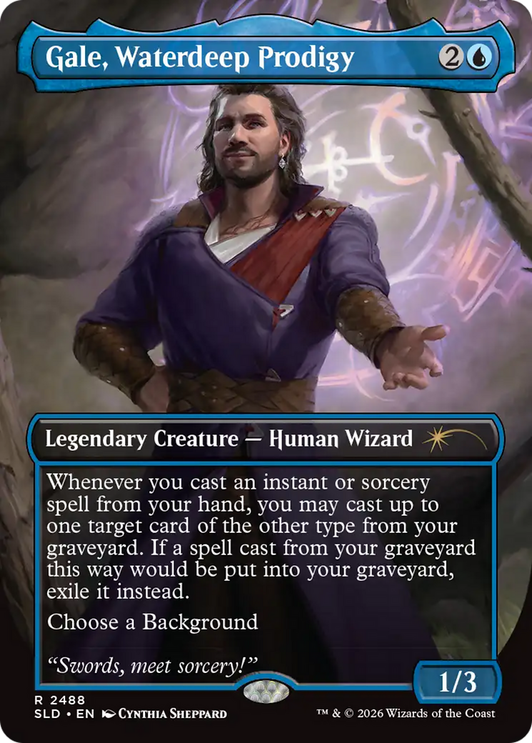 Gale, Waterdeep Prodigy [Secret Lair Drop Series] | Boutique FDB TCG