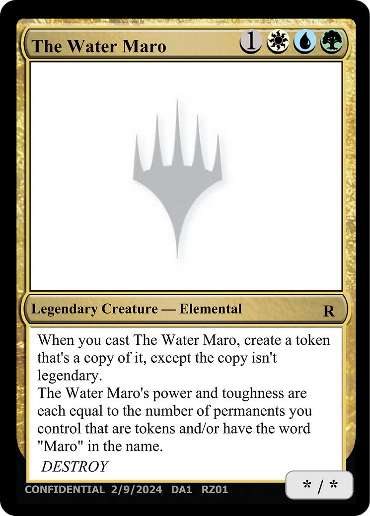 The Water Maro [Unknown Event] | Boutique FDB TCG