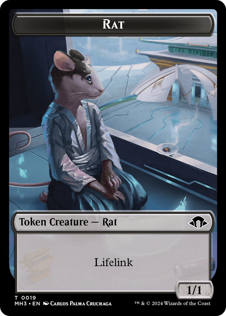 Eldrazi Spawn // Rat Double-Sided Token [Modern Horizons 3 Tokens] | Boutique FDB TCG