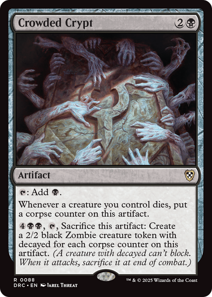 Crowded Crypt [Aetherdrift Commander] | Boutique FDB TCG