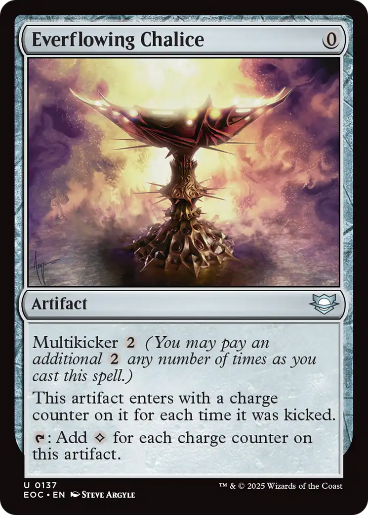 Everflowing Chalice [Edge of Eternities Commander] | Boutique FDB TCG