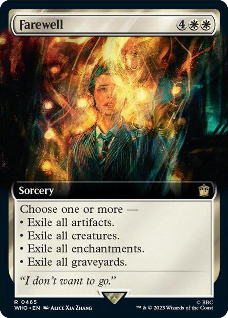 Farewell (Extended Art) [Doctor Who] | Boutique FDB TCG