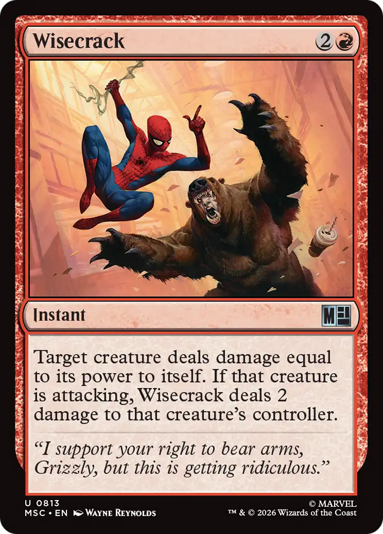 Wisecrack [Marvel Super Heroes Commander] | Boutique FDB TCG