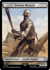 Energy Reserve // Zombie Mutant Double-Sided Token [Fallout Tokens] | Boutique FDB TCG