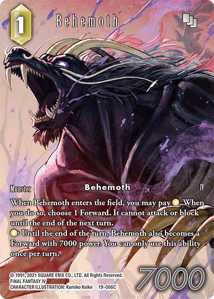 Behemoth (Full Art) [From Nightmares] | Boutique FDB TCG