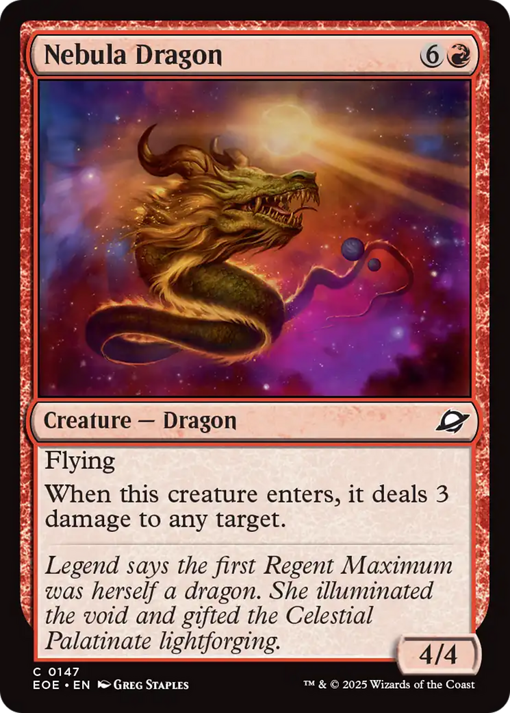 Nebula Dragon [Edge of Eternities] | Boutique FDB TCG