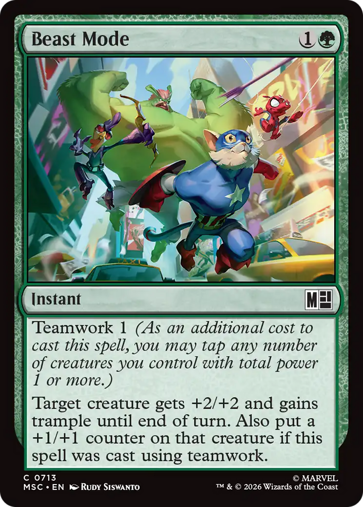 Beast Mode [Marvel Super Heroes Commander] | Boutique FDB TCG