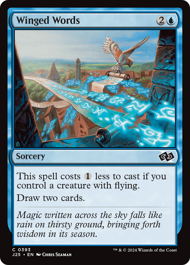 Winged Words [Foundations Jumpstart] | Boutique FDB TCG