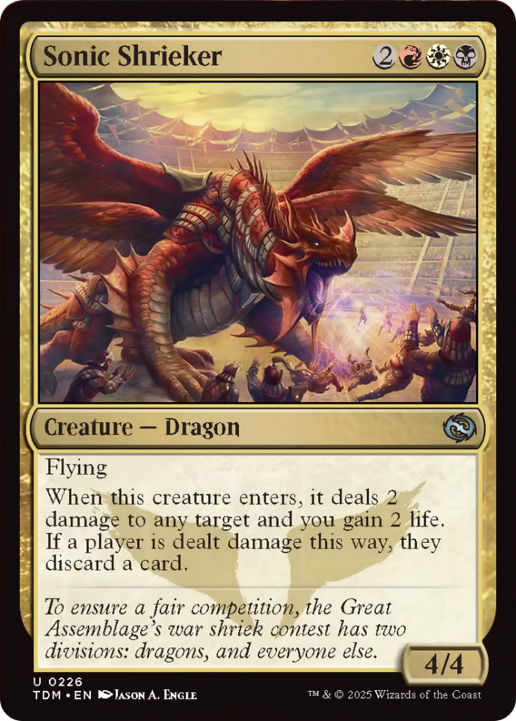Sonic Shrieker [Tarkir: Dragonstorm] | Boutique FDB TCG