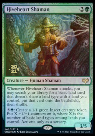 Hiveheart Shaman [Innistrad: Crimson Vow Prerelease Promos] | Boutique FDB TCG