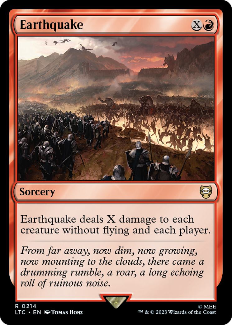 Earthquake [The Lord of the Rings: Tales of Middle-Earth Commander] | Boutique FDB TCG