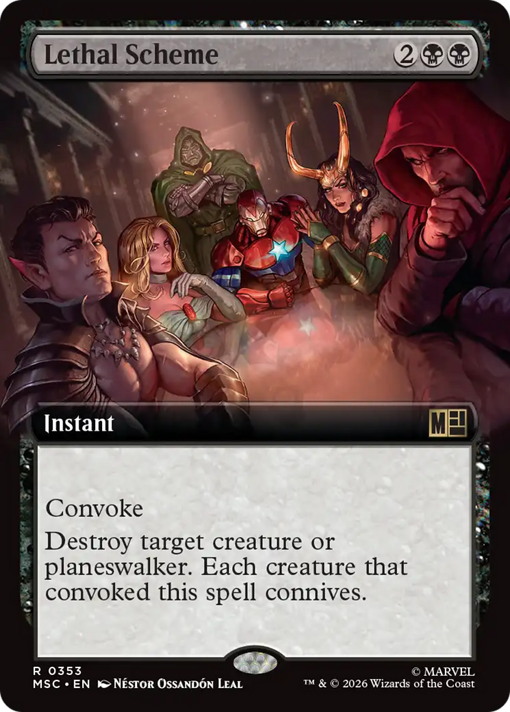 Lethal Scheme (Extended Art) [Marvel Super Heroes Commander] | Boutique FDB TCG
