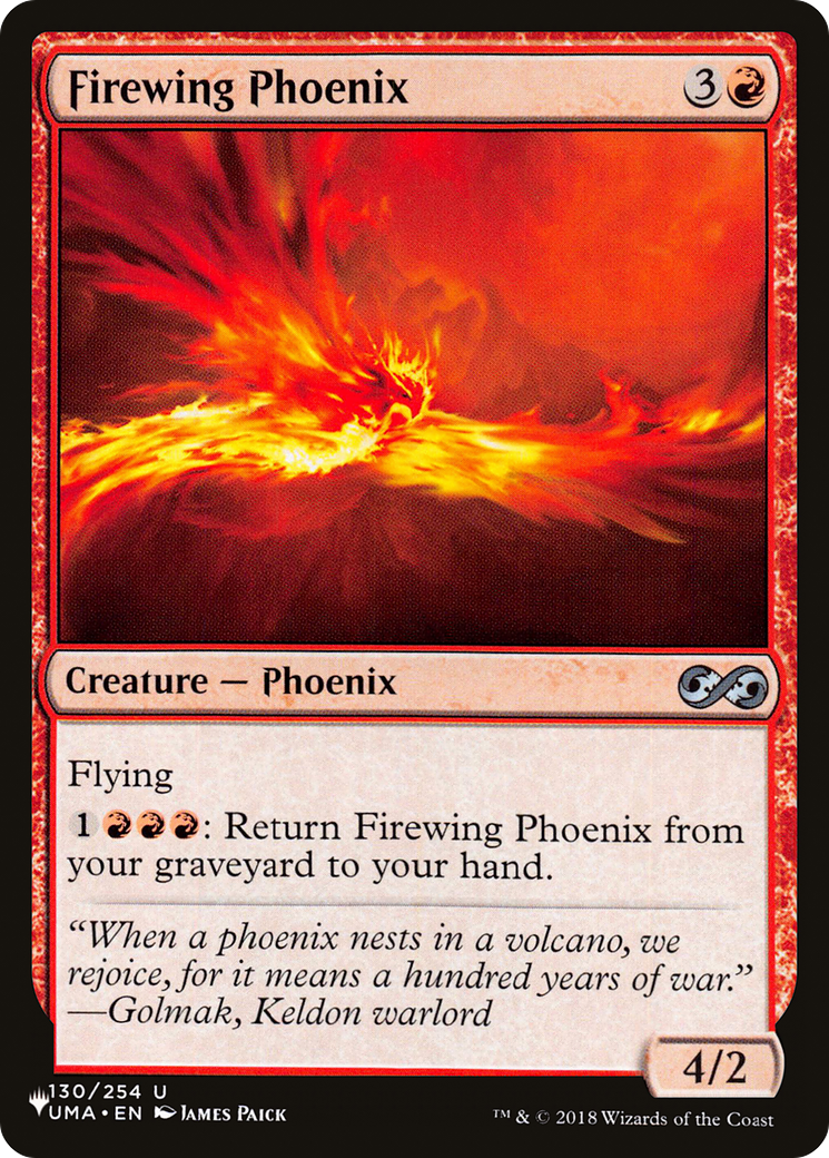 Firewing Phoenix [The List Reprints] | Boutique FDB TCG