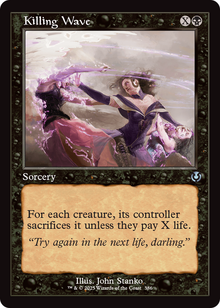 Killing Wave (Retro Frame) [Innistrad Remastered] | Boutique FDB TCG