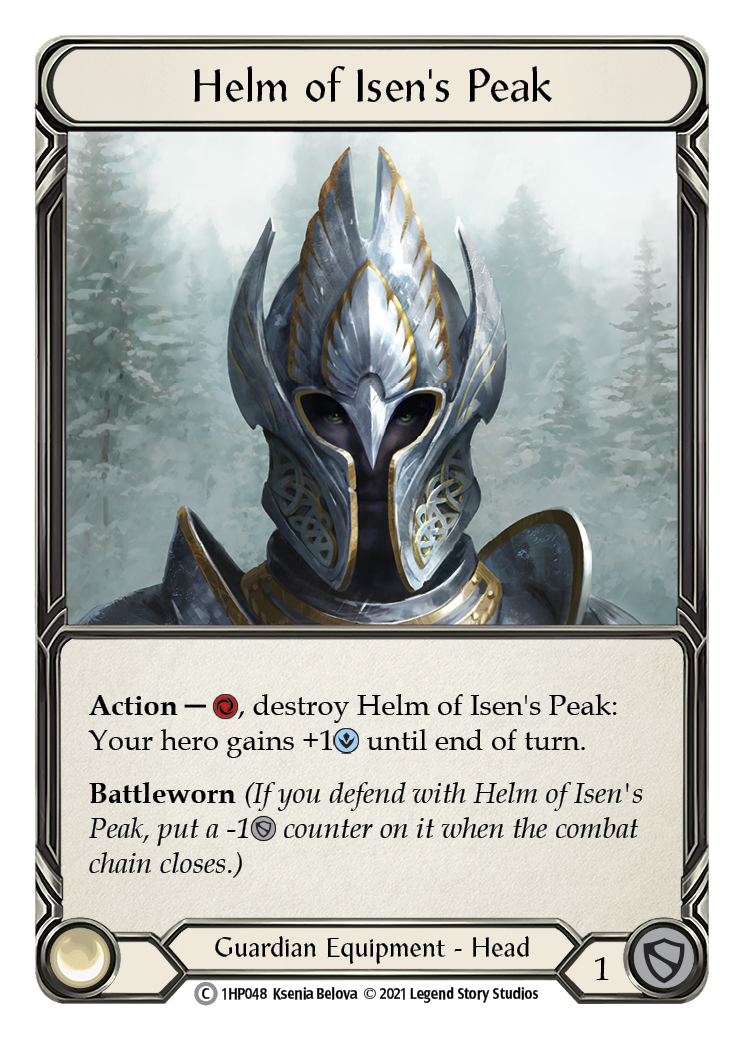 Helm of Isen's Peak [1HP048] (History Pack 1) | Boutique FDB TCG