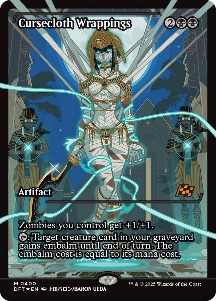 Cursecloth Wrappings (Showcase) [Aetherdrift] | Boutique FDB TCG