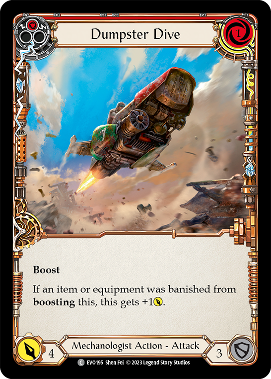 Dumpster Dive (Red) [EVO195] (Bright Lights) | Boutique FDB TCG