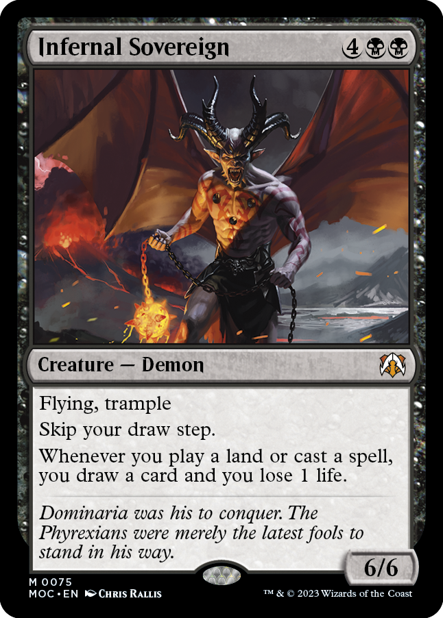 Infernal Sovereign [March of the Machine Commander] | Boutique FDB TCG