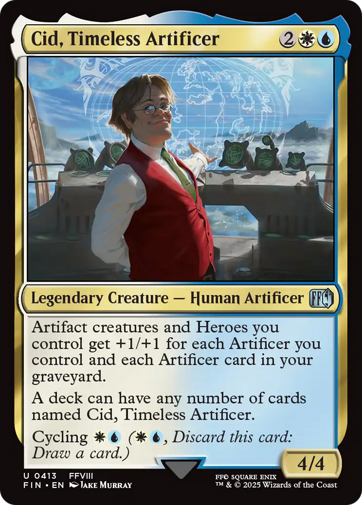 Cid, Timeless Artificer (0413) [FINAL FANTASY] | Boutique FDB TCG