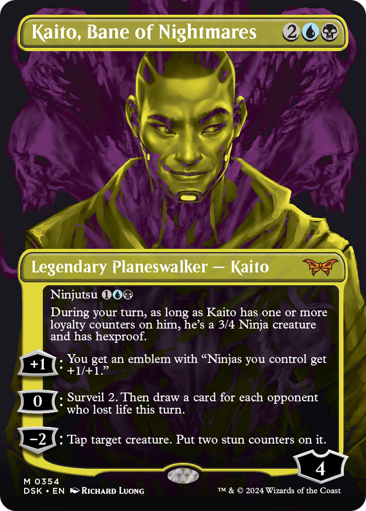 Kaito, Bane of Nightmares (Showcase) [Duskmourn: House of Horror] | Boutique FDB TCG