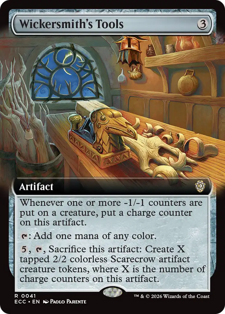 Wickersmith's Tools (Extended Art) [Lorwyn Eclipsed Commander] | Boutique FDB TCG