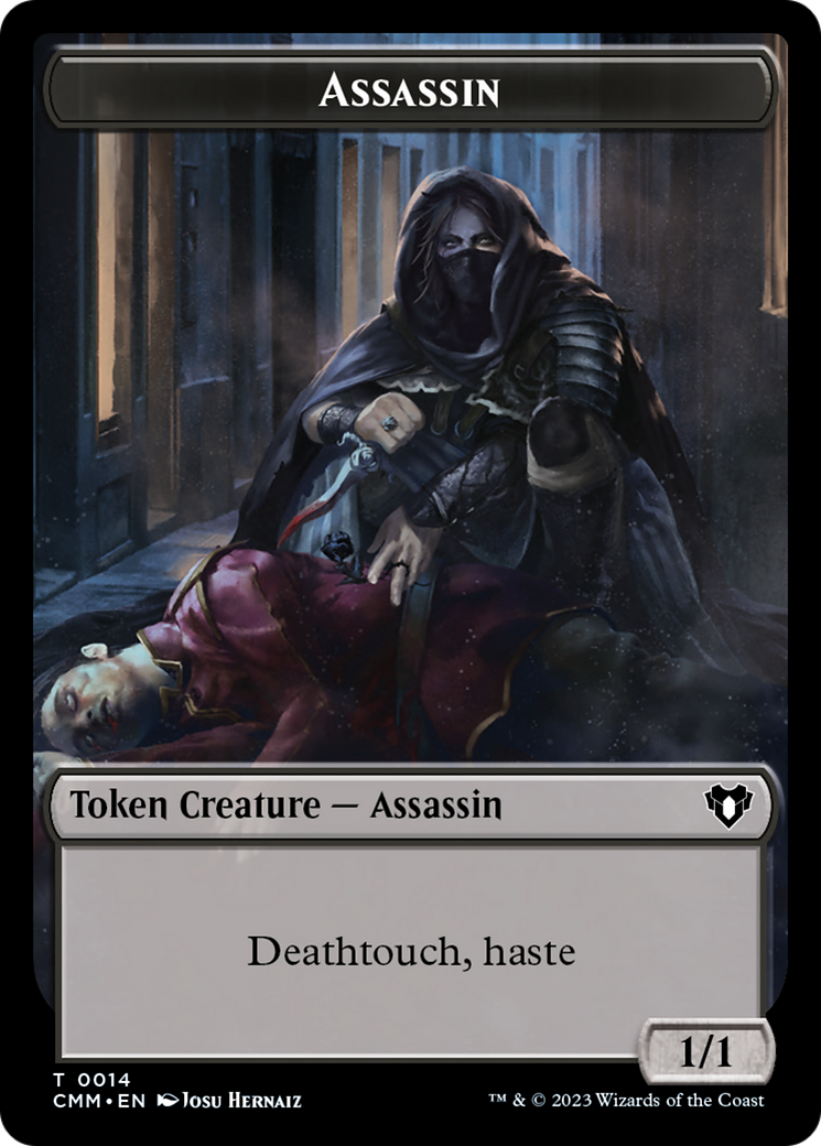 Assassin Token [Commander Masters Tokens] | Boutique FDB TCG