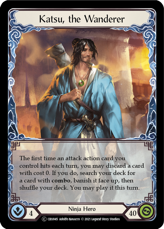 Katsu, the Wanderer [U-CRU045] (Crucible of War Unlimited)  Unlimited Normal | Boutique FDB TCG