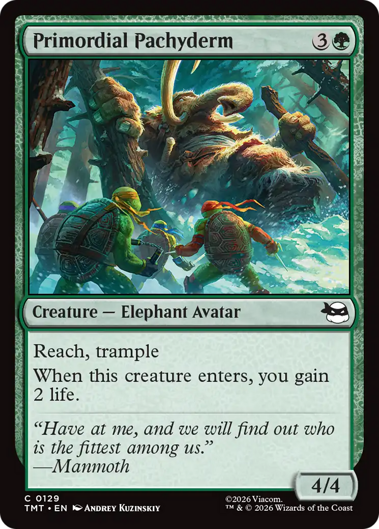 Primordial Pachyderm [Teenage Mutant Ninja Turtles] | Boutique FDB TCG