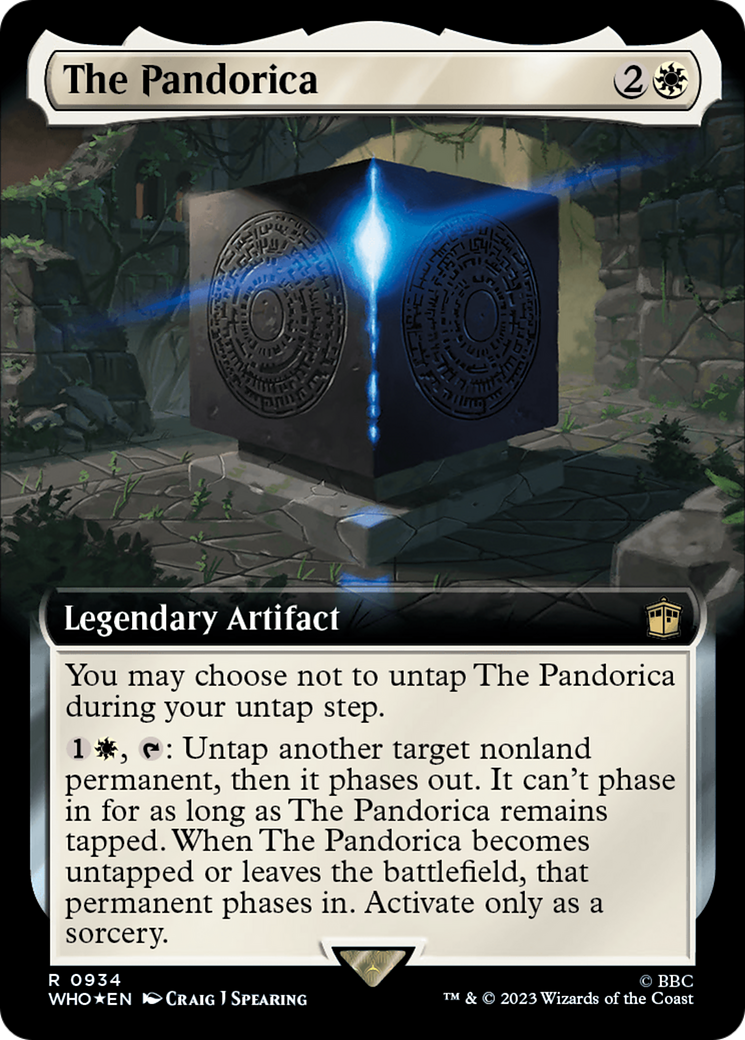 The Pandorica (Extended Art) (Surge Foil) [Doctor Who] | Boutique FDB TCG