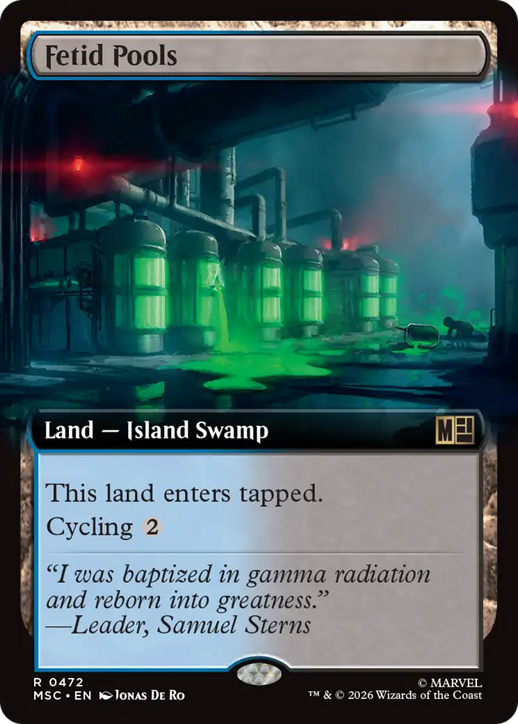 Fetid Pools (Extended Art) [Marvel Super Heroes Commander] | Boutique FDB TCG