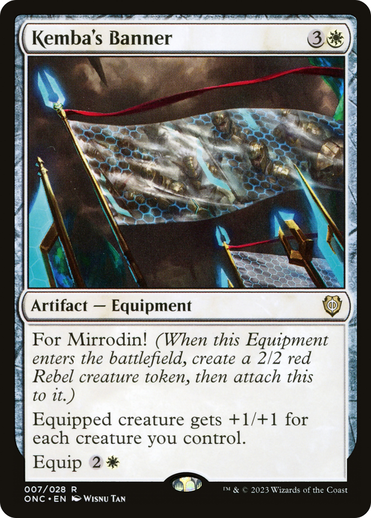 Kemba's Banner [Phyrexia: All Will Be One Commander] | Boutique FDB TCG