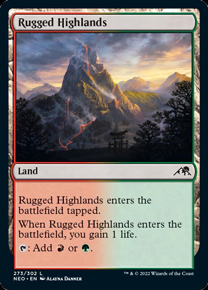 Rugged Highlands [Kamigawa: Neon Dynasty] | Boutique FDB TCG