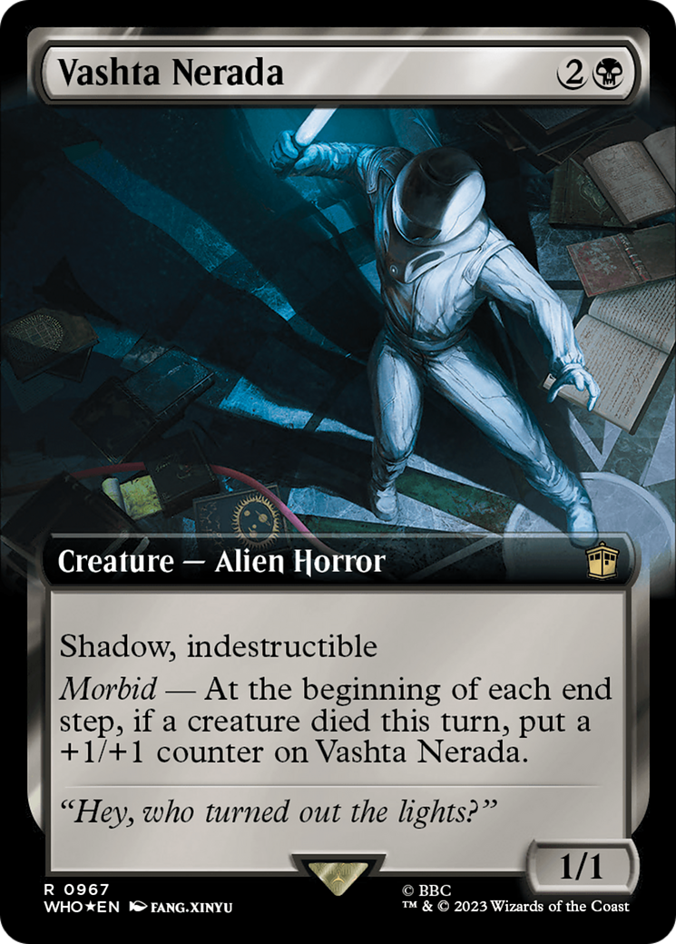 Vashta Nerada (Extended Art) (Surge Foil) [Doctor Who] | Boutique FDB TCG