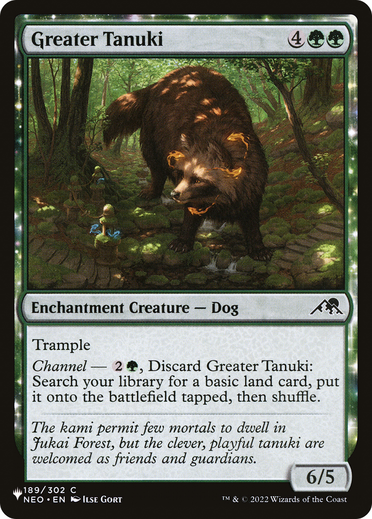 Greater Tanuki [The List] | Boutique FDB TCG