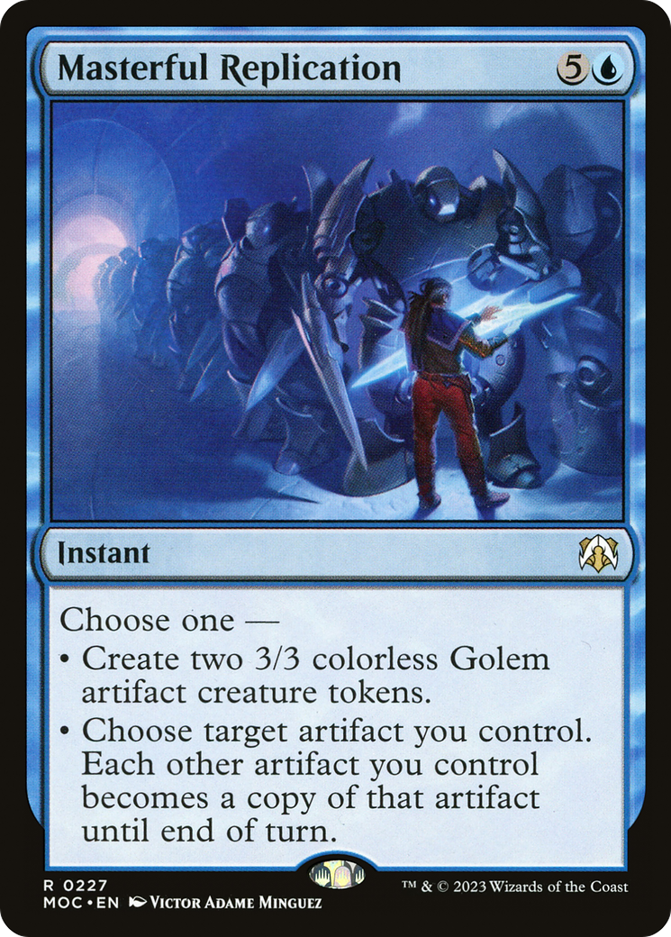 Masterful Replication [March of the Machine Commander] | Boutique FDB TCG