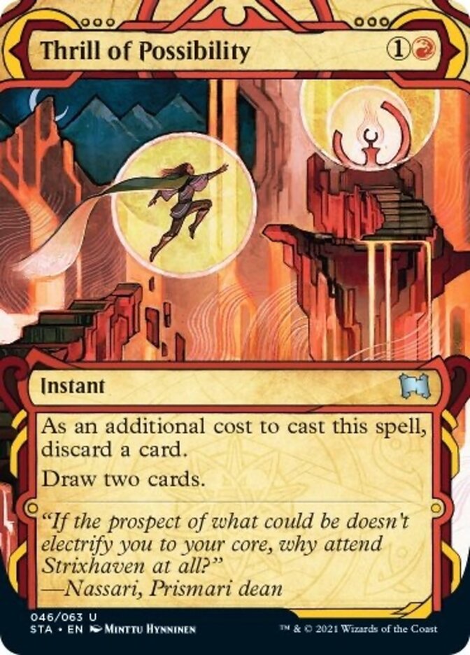 Thrill of Possibility (Foil Etched) [Strixhaven: Mystical Archive] | Boutique FDB TCG