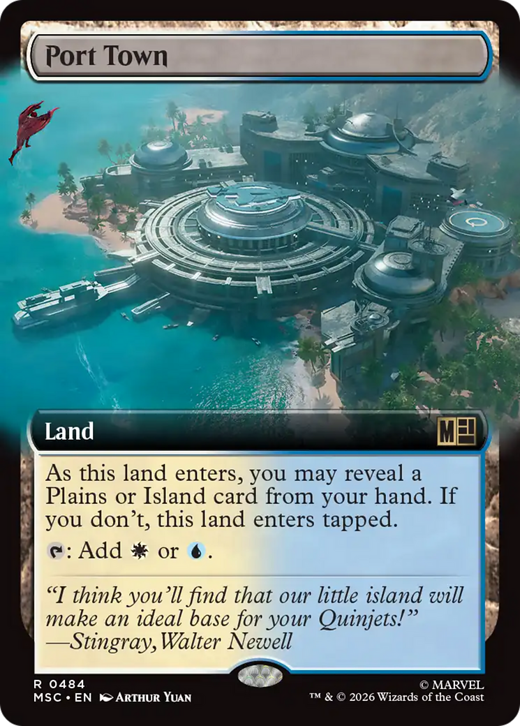 Port Town (Extended Art) [Marvel Super Heroes Commander] | Boutique FDB TCG