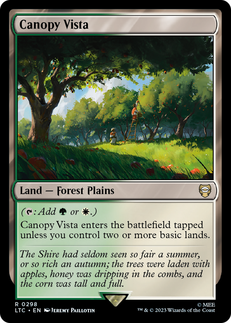 Canopy Vista [The Lord of the Rings: Tales of Middle-Earth Commander] | Boutique FDB TCG