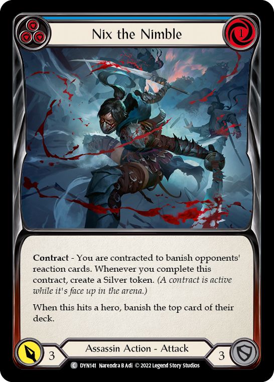 Nix the Nimble (Blue) [DYN141] (Dynasty) | Boutique FDB TCG