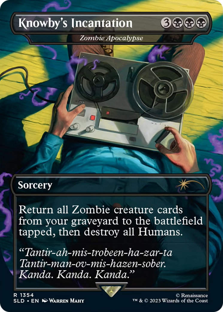 Knowby's Incantation - Zombie Apocalypse [Secret Lair Drop Series] | Boutique FDB TCG