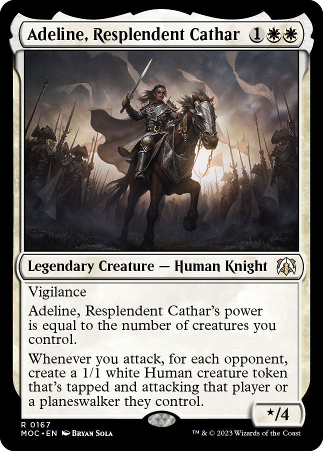 Adeline, Resplendent Cathar [March of the Machine Commander] | Boutique FDB TCG